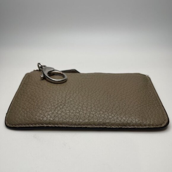 Fendi Calfskin Leather Vitello Cruise Coin Pouch Key Case in Tortora - Preowned - Picture 2 of 12